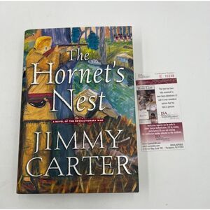 President Jimmy Carter Signed Book The Hornets Nest Hardcover DJ JSA COA